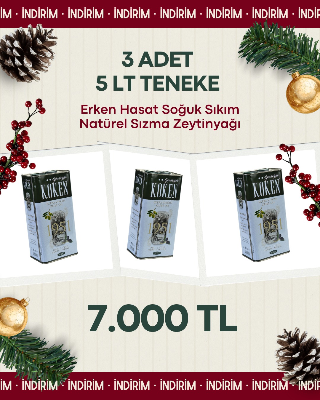 Yeni Yıla Özel Kampanya Erken Hasat